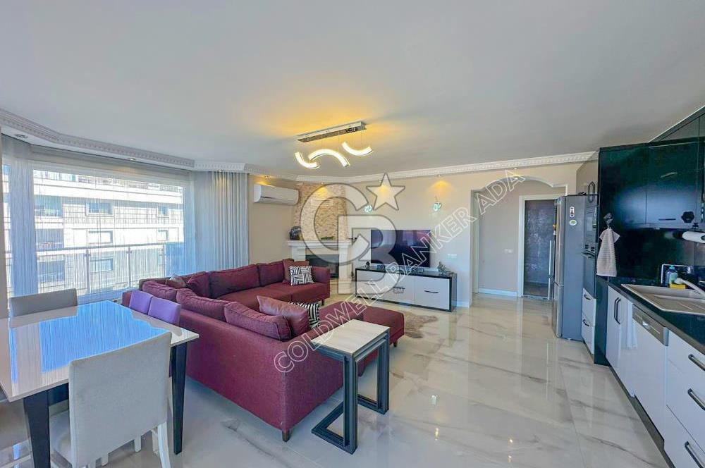 Kuşadası Merkezde Önü Kapanmaz Full Deniz ve Şehir Manzaralı Satılık 3+1 Daire 