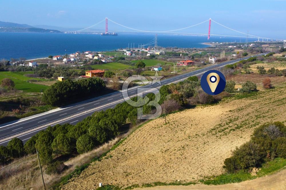 Çanakkale Lapseki Suluca Ana Yol Cephe 513m²'si İmarlı Tarla