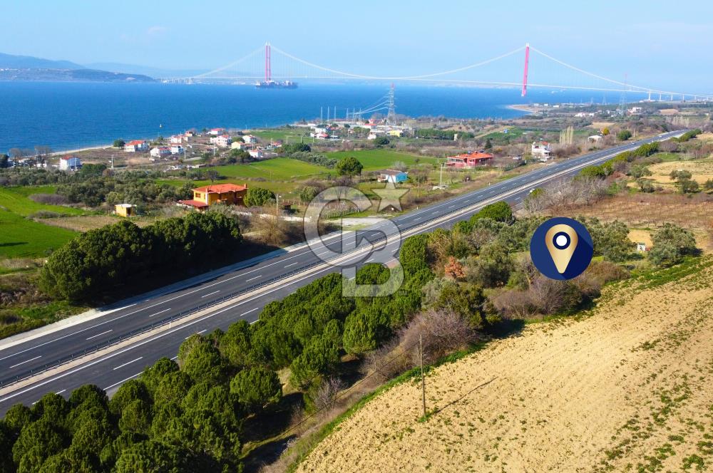 Çanakkale Lapseki Suluca Ana Yol Cephe 513m²'si İmarlı Tarla