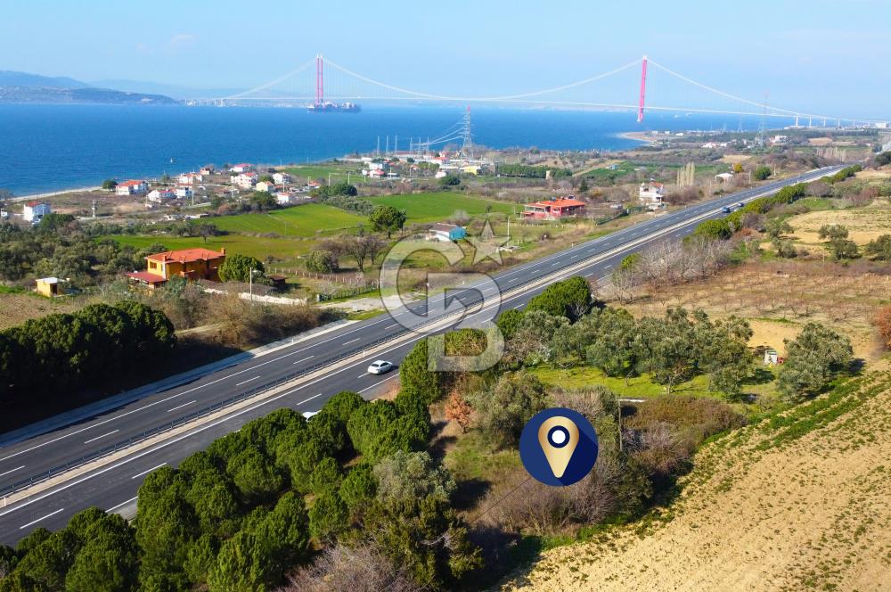 Çanakkale Lapseki Suluca Ana Yol Cephe 513m²'si İmarlı Tarla