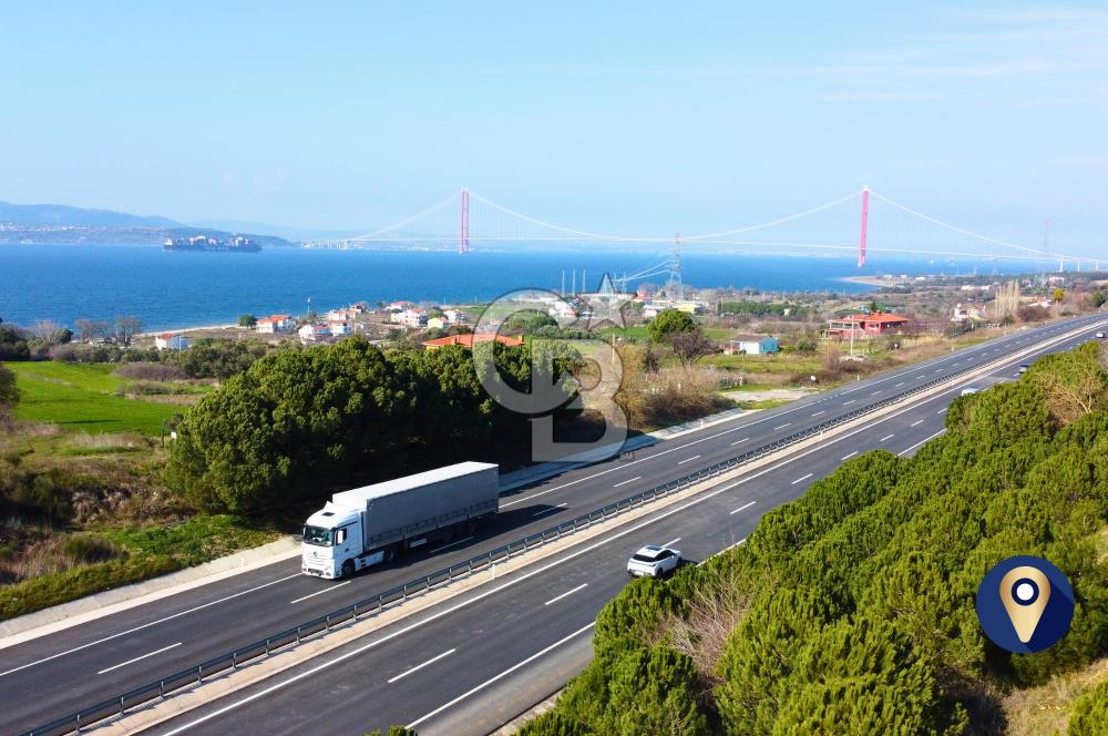 Çanakkale Lapseki Suluca Ana Yol Cephe 513m²'si İmarlı Tarla