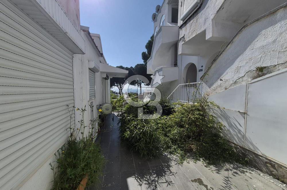 Çandarlı Meltemköy'de Deniz Manzaralı, Plajlı 1+1 Daire