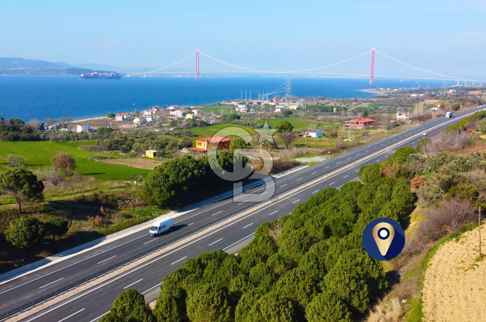 Çanakkale Lapseki Suluca Ana Yol Cephe 513m²'si İmarlı Tarla