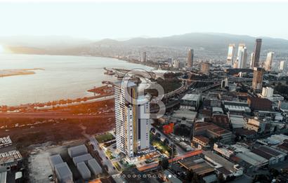 İzmir İnci Smyrna'da Deniz Manzaralı 1+1 Daire