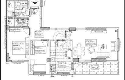 Çanakkale Lapseki Çardak Ayrı Mutfak Çift Banyo Sıfır 2+1 Daire