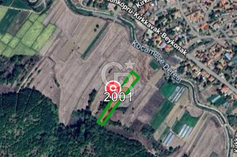 Edirne Uzunköprü Kırkkavak Köyü'nde 5.650 M2 Satılık Tarla