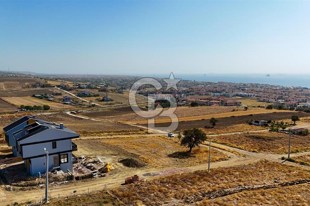 ŞARKÖY İSTİKLAL'DE DENİZ MANZARALI VİLLA İMARLI SATILIK ARSA
