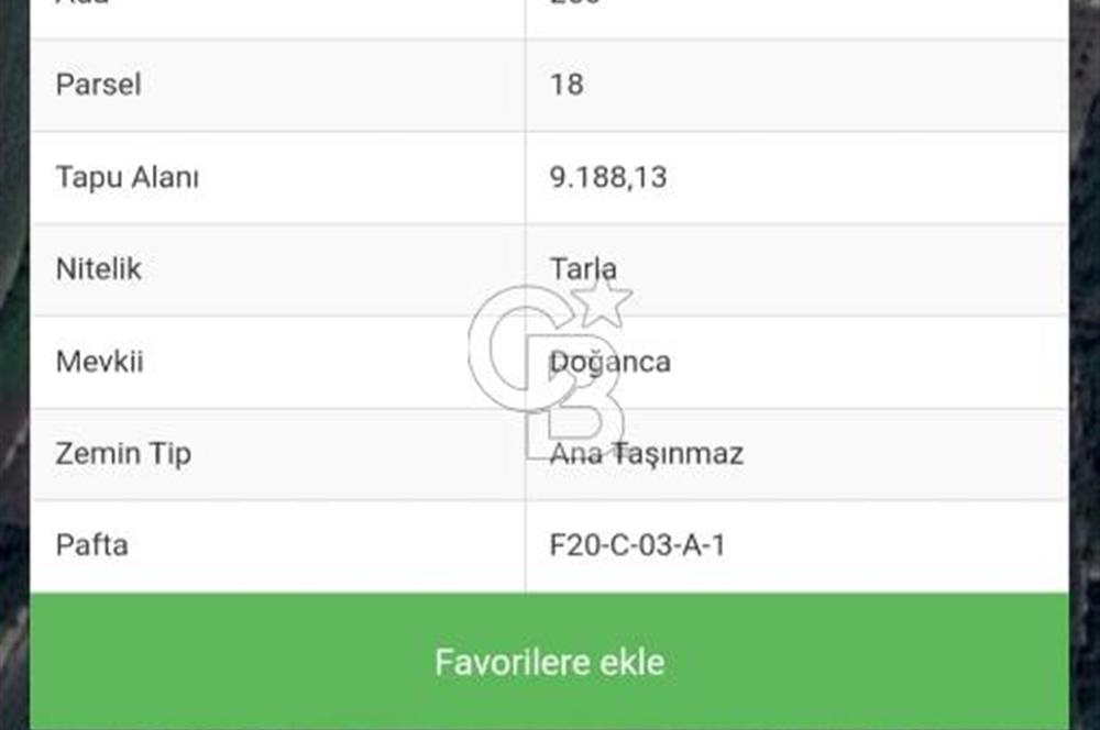 ÇATALCA KABAKÇA'DA SATILIK HİSSELİ TARLA - 437,3 M2 PAY