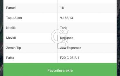 ÇATALCA KABAKÇA'DA SATILIK HİSSELİ TARLA - 437,3 M2 PAY