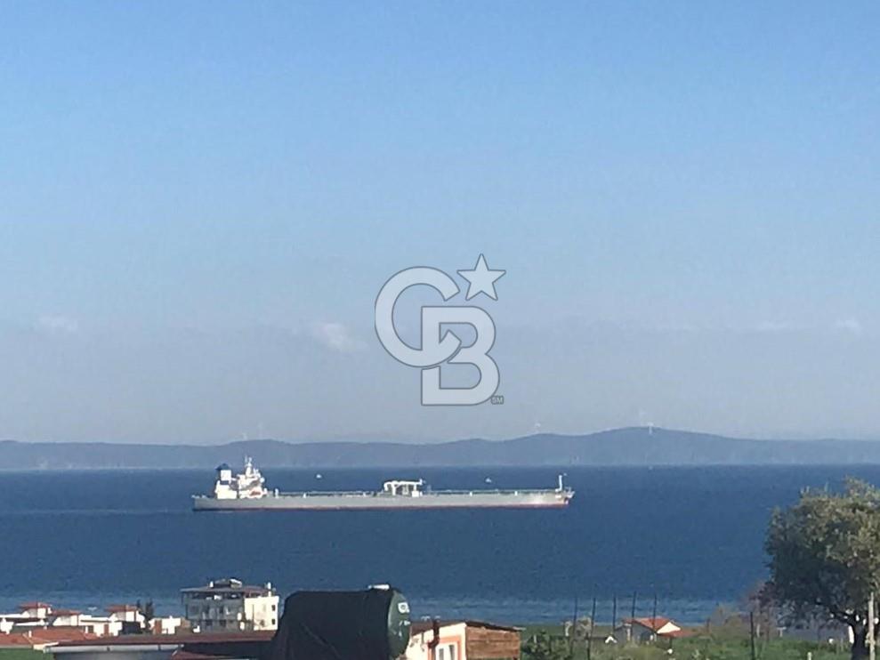 ŞARKÖY İSTİKLAL'DE DENİZ MANZARALI VİLLA İMARLI SATILIK ARSA
