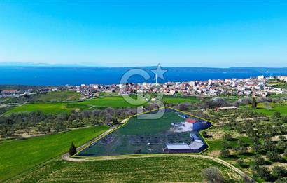 ÇANAKKALE İNTEPEDE DENİZ VE DOĞA MANZARALI YATIRIMLIK ARAZİ