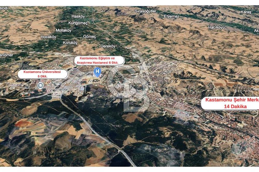 KASTAMONU ÜNİVERSİTE AKSINDA | DADAY YOLU ÜZERİ 8.725 m² YATIRIM