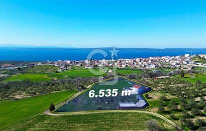 ÇANAKKALE İNTEPEDE DENİZ VE DOĞA MANZARALI YATIRIMLIK ARAZİ
