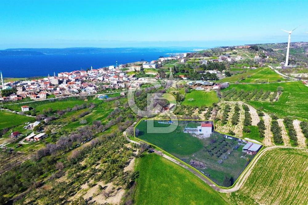 ÇANAKKALE İNTEPEDE DENİZ VE DOĞA MANZARALI YATIRIMLIK ARAZİ