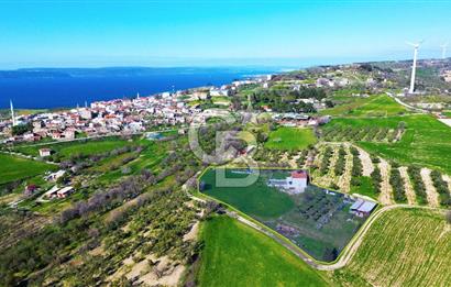 ÇANAKKALE İNTEPEDE DENİZ VE DOĞA MANZARALI YATIRIMLIK ARAZİ