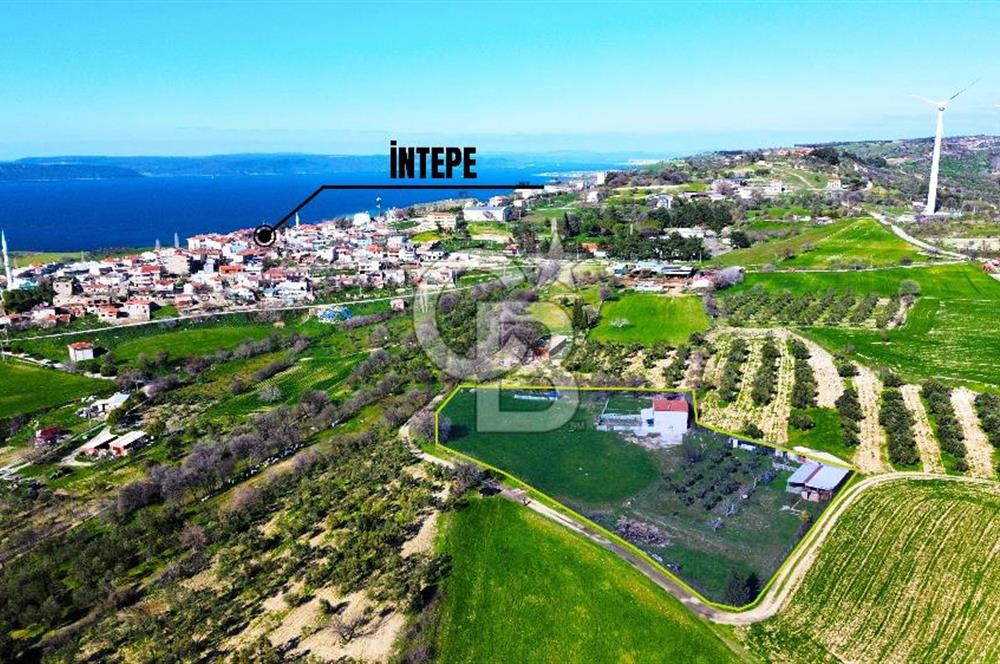 ÇANAKKALE İNTEPEDE DENİZ VE DOĞA MANZARALI YATIRIMLIK ARAZİ