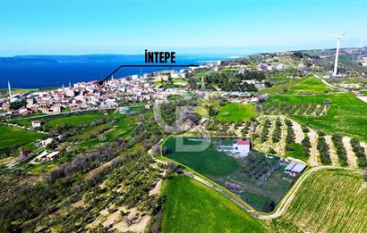 ÇANAKKALE İNTEPEDE DENİZ VE DOĞA MANZARALI YATIRIMLIK ARAZİ