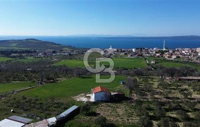 ÇANAKKALE İNTEPEDE DENİZ VE DOĞA MANZARALI YATIRIMLIK ARAZİ