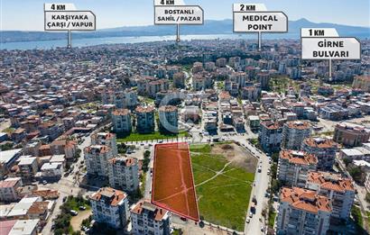 İzmir Bayraklı'da Hastane İmarlı Satılık Emsalsiz Fırsat Arsa