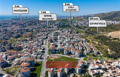 İzmir Bayraklı'da Hastane İmarlı Satılık Emsalsiz Fırsat Arsa