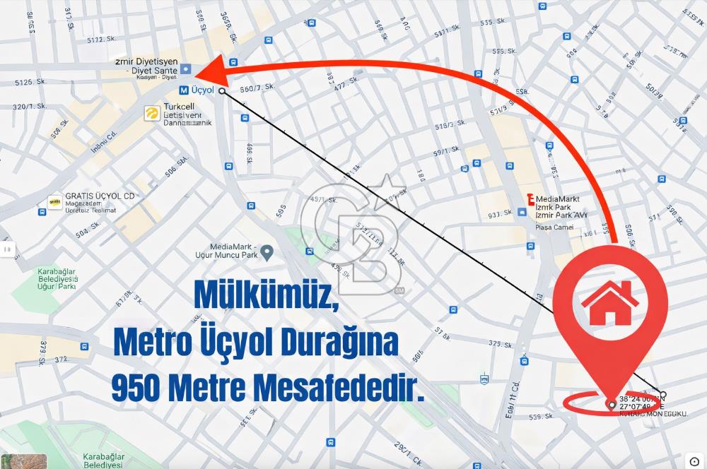 Eşrefpaşa Güneşli Mah. Cadde Üzeri 144 m² Satılık Dükkan 