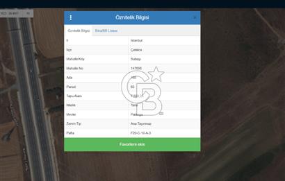 İSTANBUL HAVALİMANI YOLU ÜZERİNDE TEK TAPU 7.500 M2 FIRSAT TARLA