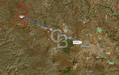 Mardin Midyat Şenköy'de 12.708 m2 lik Yatırımlık Bağ