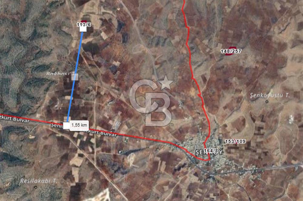 Mardin Midyat Şenköy'de 6768 m2 Yatırımlık Arazi