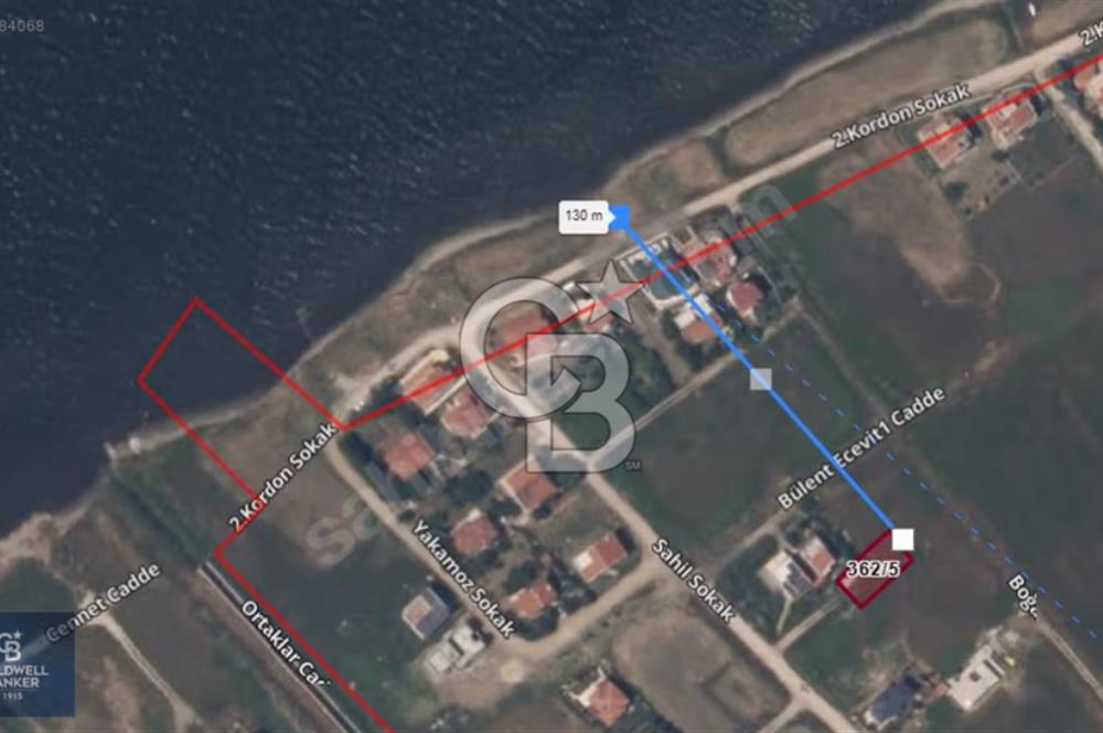 ÇANAKKALE LAPSEKİ ÇARDAK DENİZE 130 M İMARLI 247 M2 SATILIK ARSA