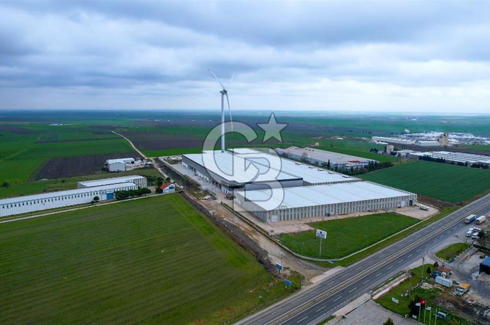 ÇORLU ULAŞ OSB'DE KİRALIK 18.648 M² SIFIR A+ LOJİSTİK DEPO