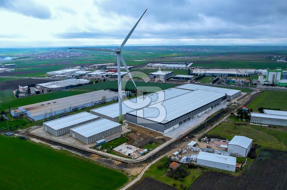 ÇORLU ULAŞ OSB'DE KİRALIK 18.648 M² SIFIR A+ LOJİSTİK DEPO