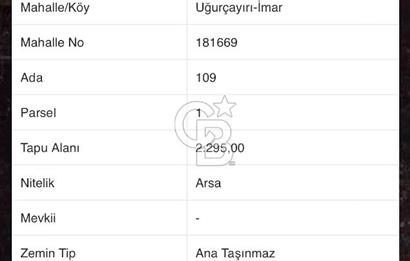 Ankara Ayaş'ta villa imarlı çift parsel arsa 