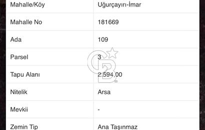 Ankara Ayaş'ta villa imarlı çift parsel arsa 