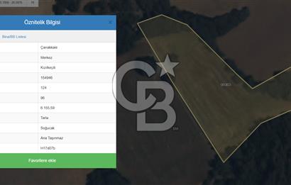 ÇANAKKALE MERKEZ KIZILKEÇİLİ KÖYÜ SATILIK ARAZİ