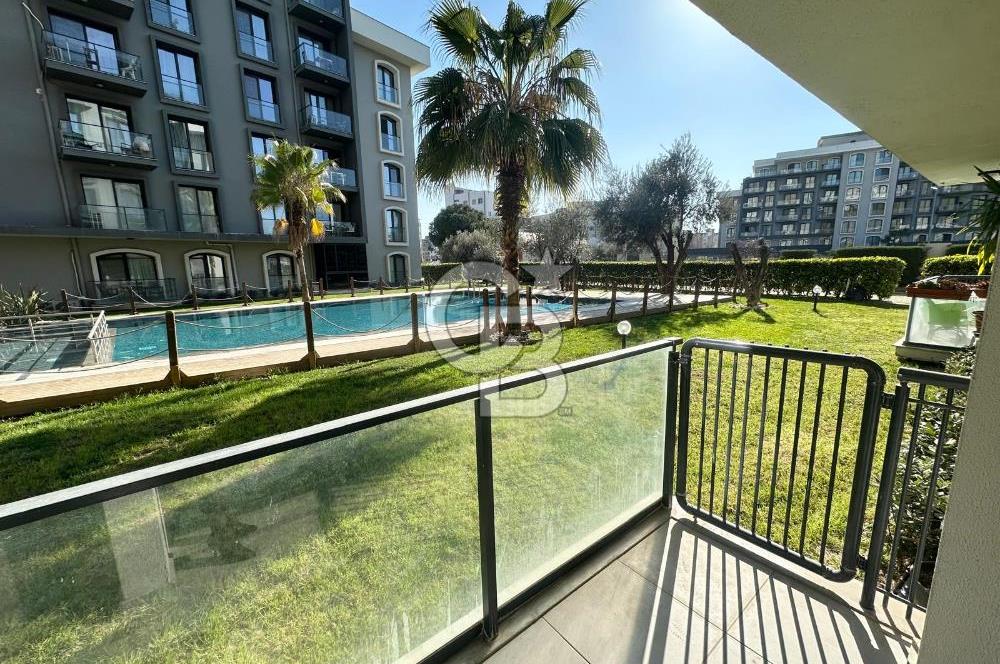 Çiğli Balatçıkda Site İçerisinde Havuz Cepheli 2+1 Kiralık Daire