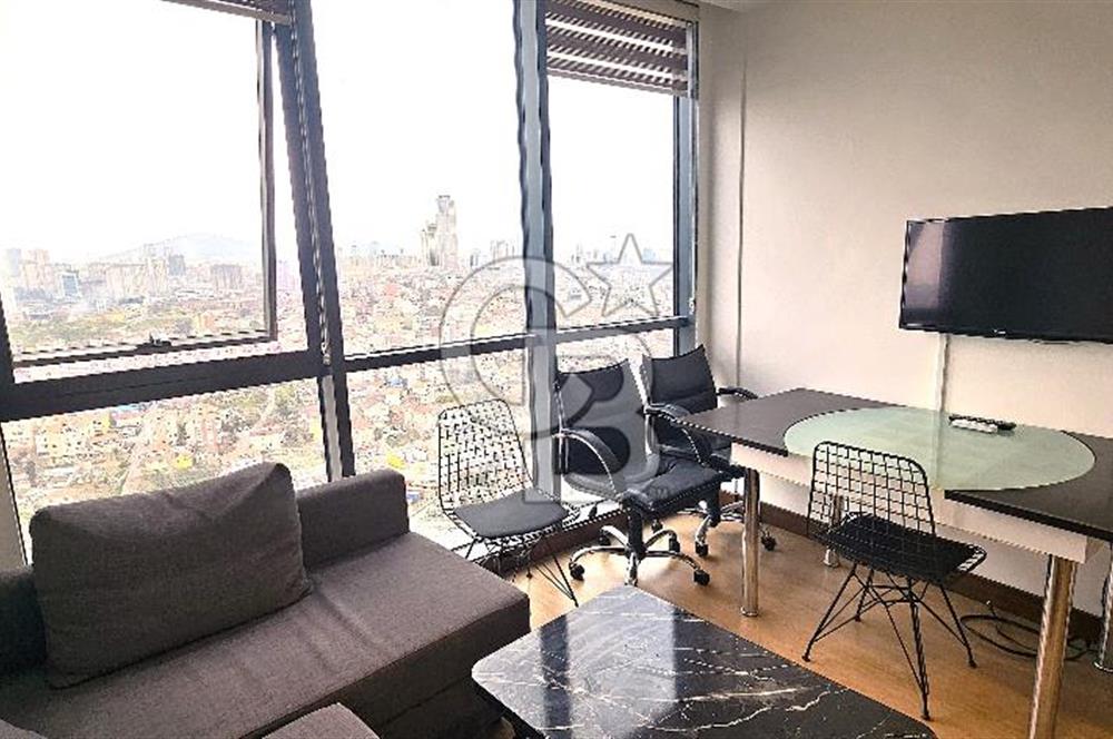 ATAŞEHİR DUMANKAYA İKON SATILIK TAM EŞYALI 1+0 DAİRE FIRSATI 