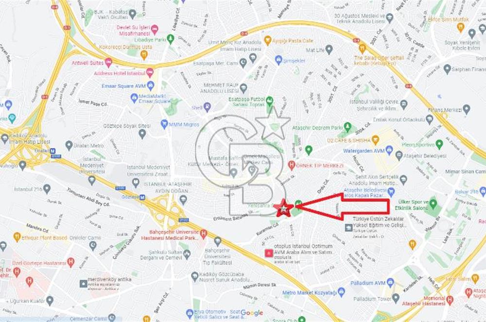 ATAŞEHİR DUMANKAYA İKON SATILIK TAM EŞYALI 1+0 DAİRE FIRSATI 