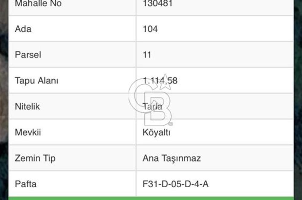Kastamonu Merkez Karakuzu Köyünde Satılık Tarla – 2 Tapu Tek Parça Satılık