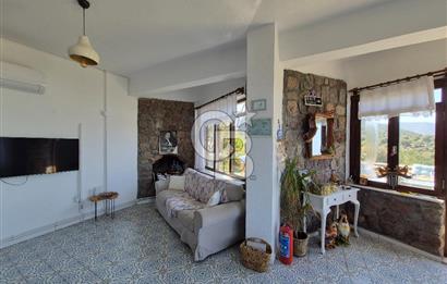 DİKİLİ'DE DENİZ MANZARALI 6 ODALI TAŞ BUTİK OTEL