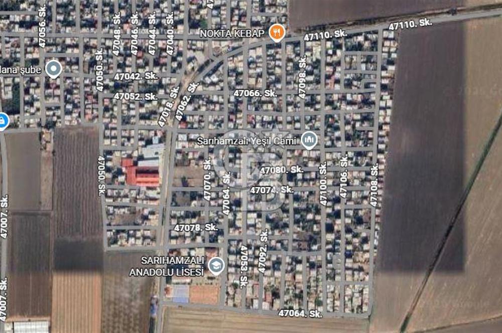 Adana Seyhan Sarıhamzalı'da Satılık 365 m² Arazi