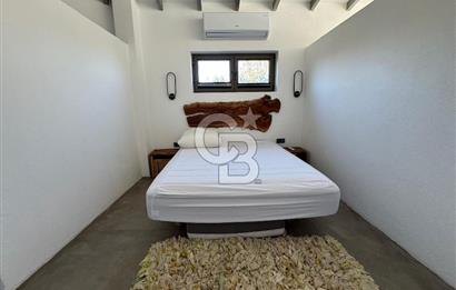 Datça Kızlan'da Satılık Özel Tasarım Havuzlu Taş Mimarili Villa