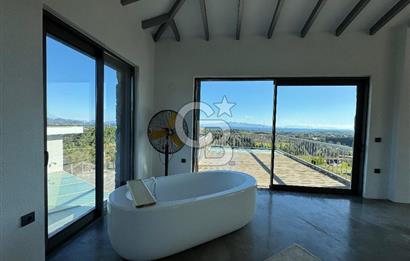 Datça Kızlan'da Satılık Özel Tasarım Havuzlu Taş Mimarili Villa