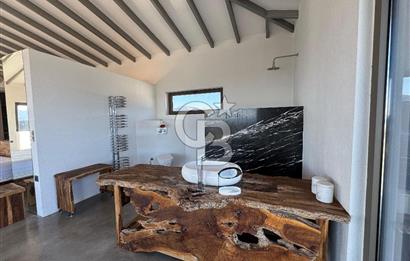 Datça Kızlan'da Satılık Özel Tasarım Havuzlu Taş Mimarili Villa