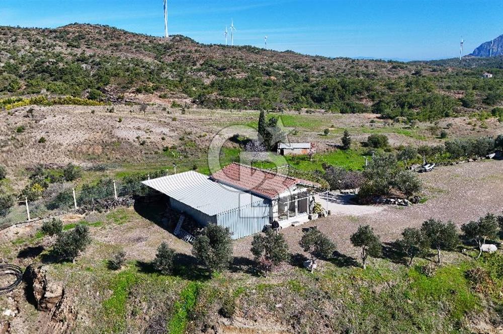 Datça Kızlan'da Satılık Özel Tasarım Havuzlu Taş Mimarili Villa