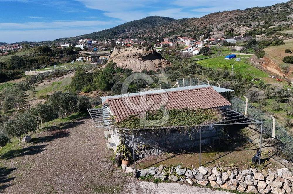 Datça Kızlan'da Satılık Özel Tasarım Havuzlu Taş Mimarili Villa