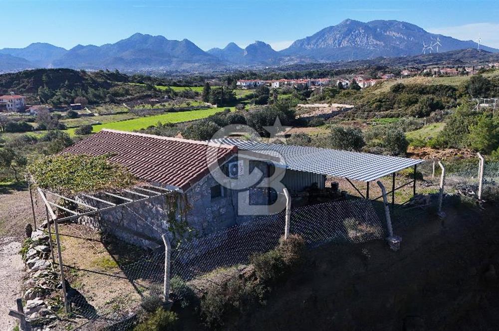 Datça Kızlan'da Satılık Özel Tasarım Havuzlu Taş Mimarili Villa