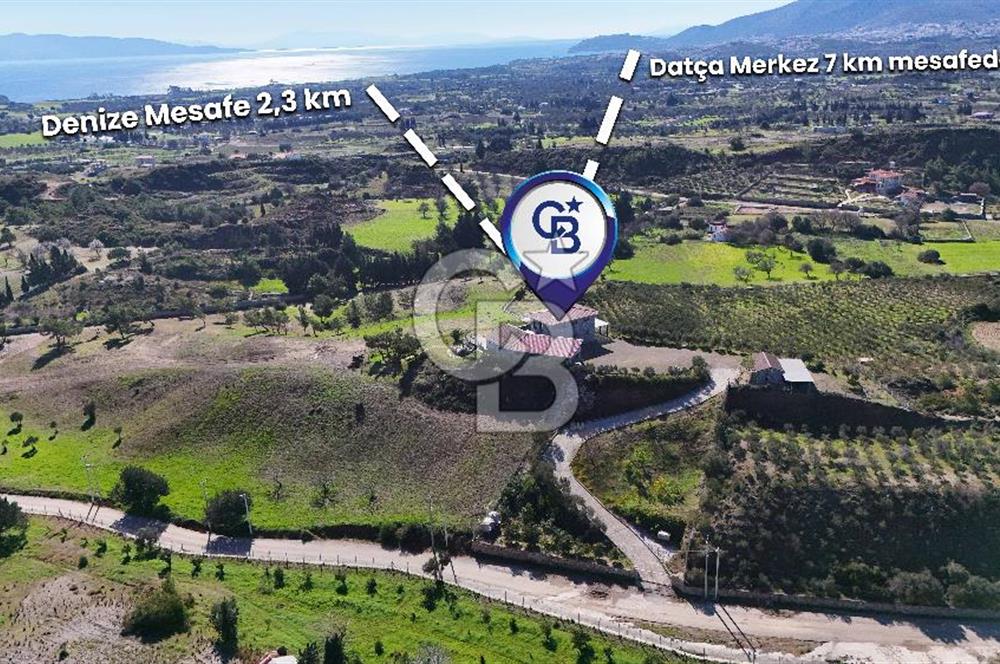 Datça Kızlan'da Satılık Özel Tasarım Havuzlu Taş Mimarili Villa