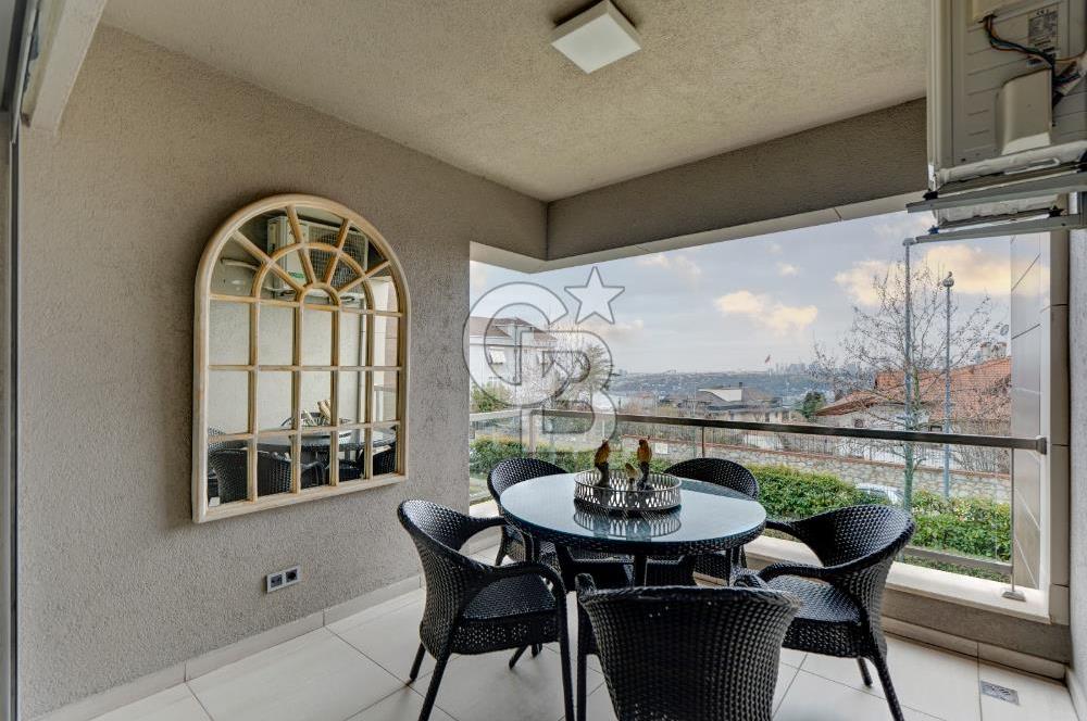 Çengelköy Mesa Evlerinde  Deniz Manzaralı Satılık 4+1  Daire