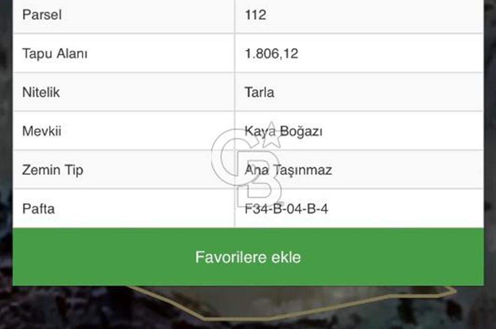 ALAÇAMDA SATILIK TARLA