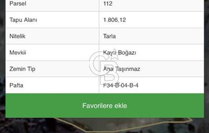 ALAÇAMDA SATILIK TARLA